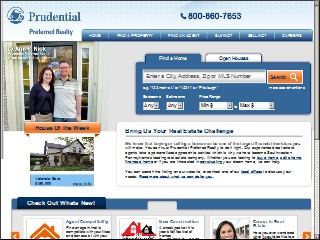 Web site www.prudentialpreferredrealty.com, Prudential Preferred Realty